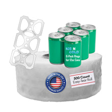 Load image into Gallery viewer, ICE N COLD® Perforated Six Pack Rings | 500ct Roll