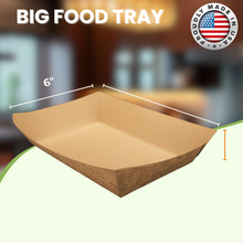 Load image into Gallery viewer, XL Kraft Paper Food Boat