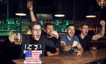 Load image into Gallery viewer, 6pk Cardboard Carrier (Die-Cut Flag Design) | Holds 6pk 12oz Bottles