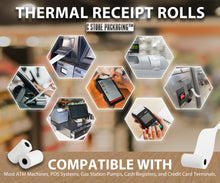 Load image into Gallery viewer, Thermal Paper - POS Receipt Paper Rolls - Credit Card Receipt Paper