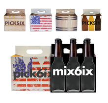 Load image into Gallery viewer, 6pk Cardboard Carrier | 12oz Bottle Carrier | Variety Pack | 150 Pack
