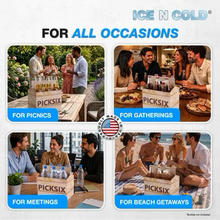 Load image into Gallery viewer, 6pk Cardboard Carrier (Pick Six Crate, 12, 24, 50, 150 count) - 12oz Bottles & Cans