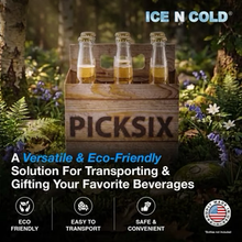 Load image into Gallery viewer, 6pk Cardboard Carrier (Pick Six Crate, 12, 24, 50, 150 count) - 12oz Bottles & Cans