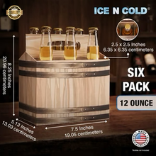 Load image into Gallery viewer, 6pk Cardboard Carrier (Barrel, 12, 24, 50, 150 count) - 12oz Bottles & Cans