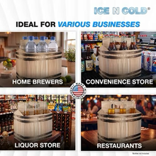 Load image into Gallery viewer, 6pk Cardboard Carrier (Barrel, 12, 24, 50, 150 count) - 12oz Bottles & Cans