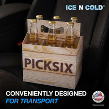 Load image into Gallery viewer, 6pk Cardboard Carrier (Pick Six Crate, 12, 24, 50, 150 count) - 12oz Bottles & Cans