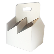 Load image into Gallery viewer, C-Store Packaging | 4-Pack Wine/Liquor Cardboard Bottle Carrier