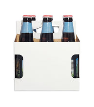 Load image into Gallery viewer, Cardboard Carrier | White-New Die Cardboard 12oz Bottle Carrier (Pack of 24)
