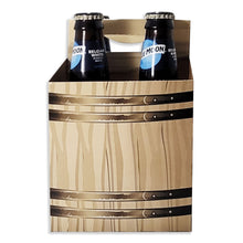 Load image into Gallery viewer, 4pk Cardboard Carrier (Barrel Designs) | Holds 4pk 12oz Bottles
