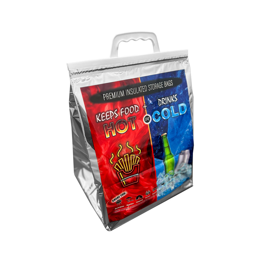 ICE N COLD Box of 80 Medium Insulated Cooler Bags