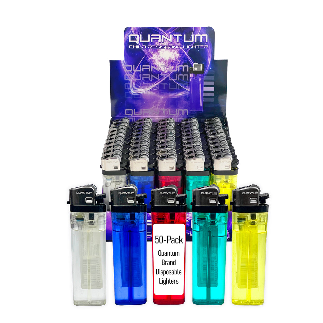Clear Disposable Lighters | Quantum