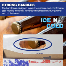Load image into Gallery viewer, 6pk Cardboard Carrier (Die-Cut Friday Feeling Design) | Holds 6pk 12oz Bottles

