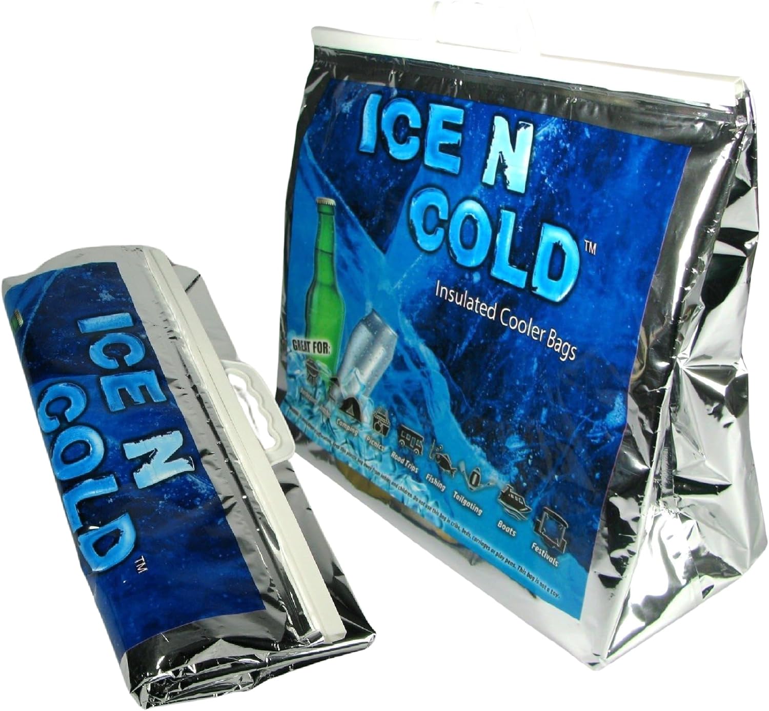 Premium XL Insulated Cooler Bags - Lightweight, Collapsible, and