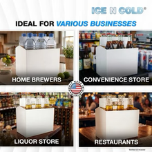 Load image into Gallery viewer, 6pk Cardboard Carrier (Econo White, 140 ct) - 12oz Bottles &amp; Cans
