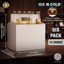 Load image into Gallery viewer, 6pk Cardboard Carrier (Econo White, 140 ct) - 12oz Bottles &amp; Cans
