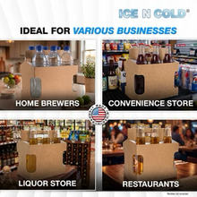 Load image into Gallery viewer, 6pk Cardboard Carrier (Kraft Brown, Die-Cut)

