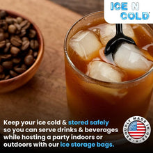 Load image into Gallery viewer, 20lb Drawstring Ice Bags
