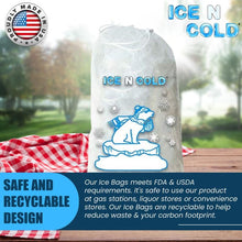 Load image into Gallery viewer, 20lb Drawstring Ice Bags
