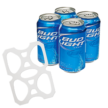 Load image into Gallery viewer, C-Store Packaging - 4-Pack Rings - Plastic Four Pack Rings
