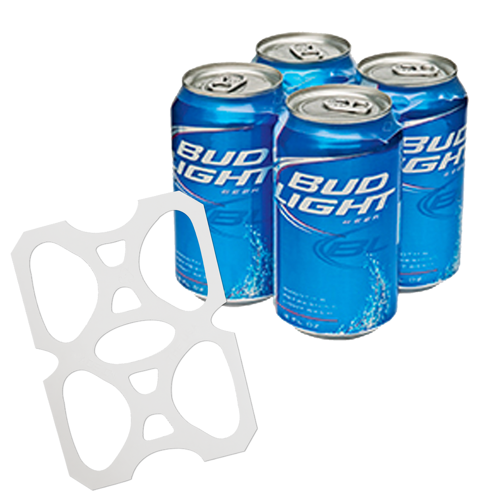How To Put 4 Pack Rings On Your Cans – C-Store Packaging