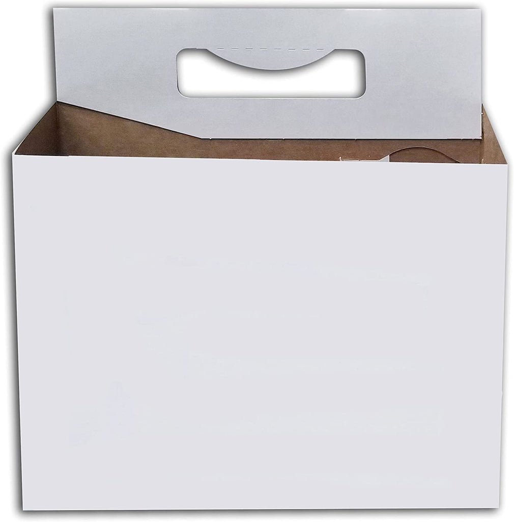 Cardboard Carrier | White Cardboard 12oz Bottle Carrier