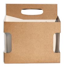 Load image into Gallery viewer, 6pk Cardboard Carrier | Kraft-New Die Cardboard 12oz Bottle Carrier
