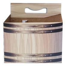 Load image into Gallery viewer, C-Store Packaging | Barrel Designed 6 Pack Cardboard Carrier
