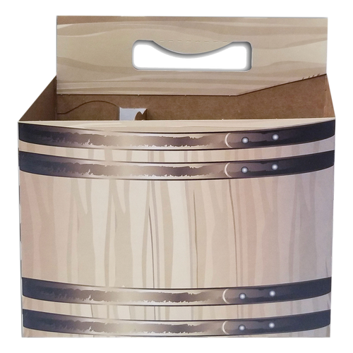 C-Store Packaging | Barrel Designed 6 Pack Cardboard Carrier