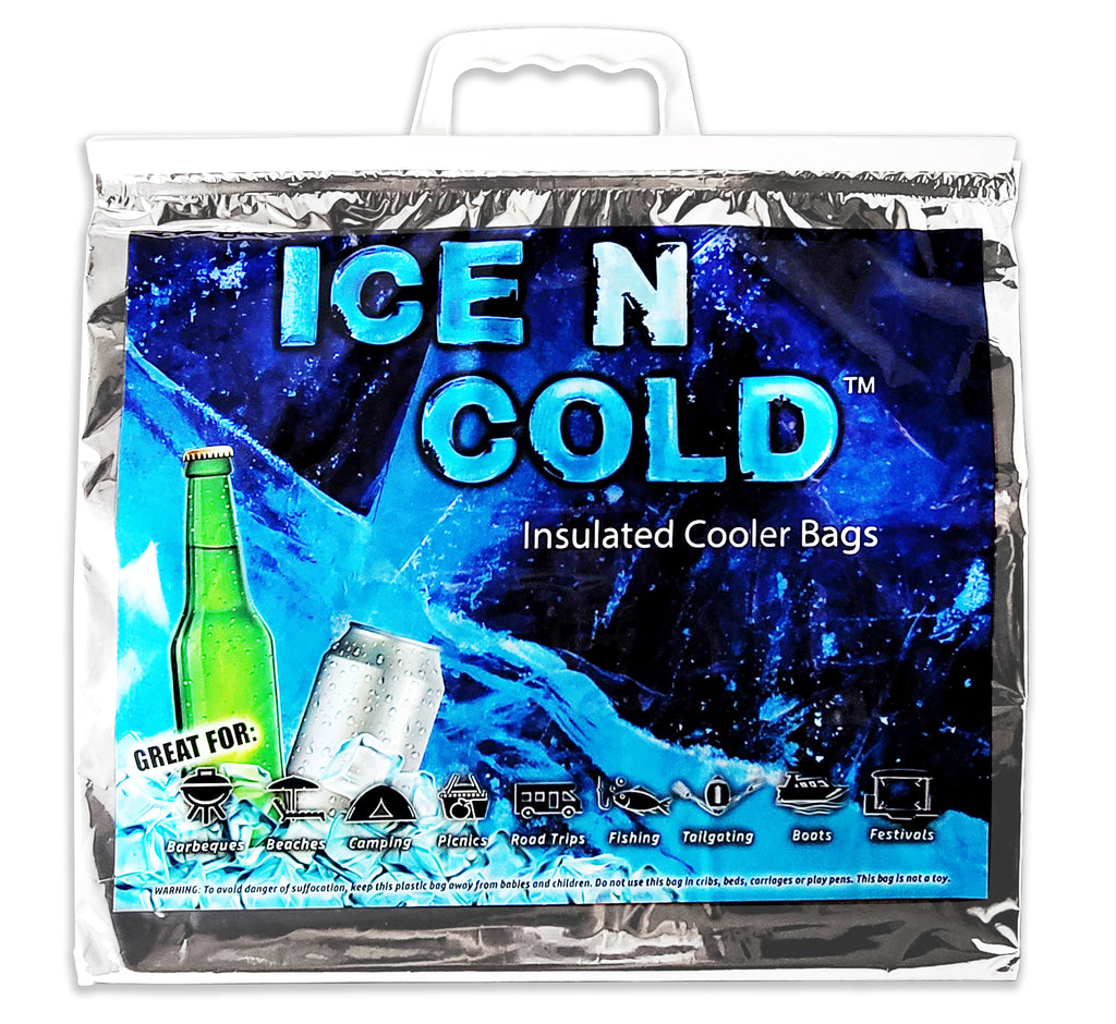 Ice N Cold Insulated Cooler Bags - Available in Multiple Quantities