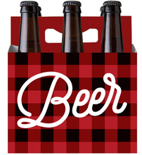 Load image into Gallery viewer, C-Store Packaging | 6-Pack Mix 6ix Flannel Cardboard Carrier 
