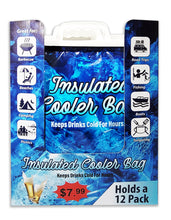 Load image into Gallery viewer, ICE N COLD Box of 12 Medium Insulated Cooler Bags
