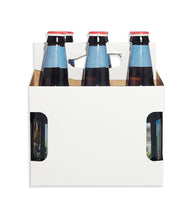 Load image into Gallery viewer, Cardboard Carrier | White-New Die Cardboard 12oz Bottle Carrier
