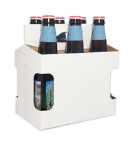 Load image into Gallery viewer, Cardboard Carrier | White-New Die Cardboard 12oz Bottle Carrier (Pack of 24)
